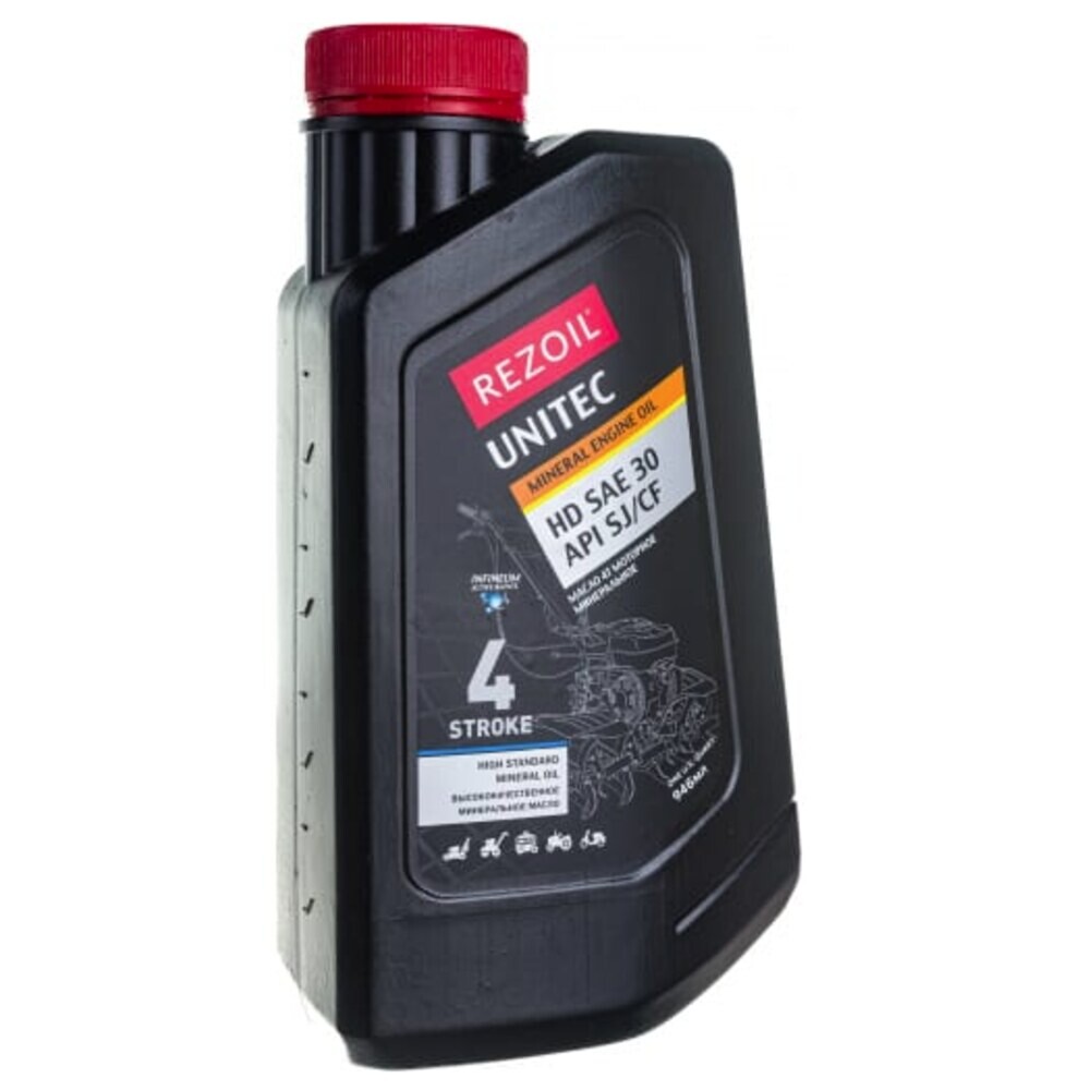 Масло минеральное 0,946л REZOIL RANCHER UNILITE / UNITEC 4-т.минеральн.SAE 30 API SJ/CF 946мл 1/12